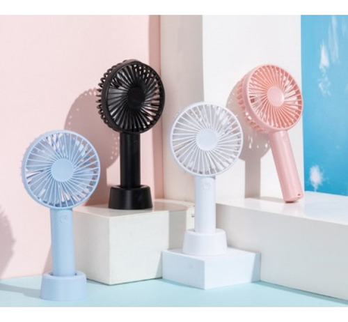 Mini Ventilador Portatil De Larga Duracion (base Y Mano)