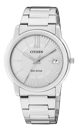 Reloj Citizen Eco Drive Original Cara Plata Fe6010-50a Color de la correa Plateado Color del bisel Plateado Color del fondo Plateado