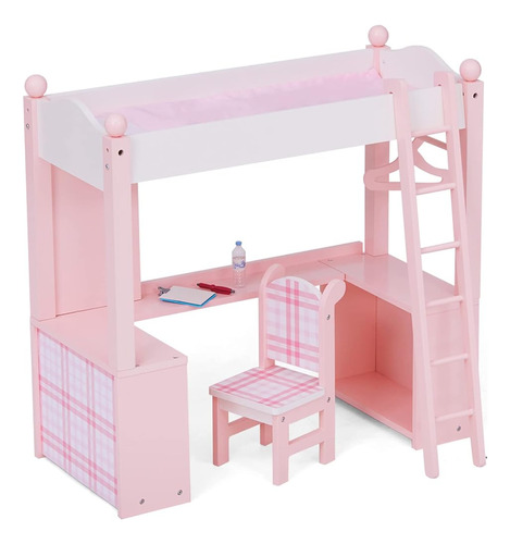 Sophia's Princess Aurora Doll Loft Bed & Desk Combination Co