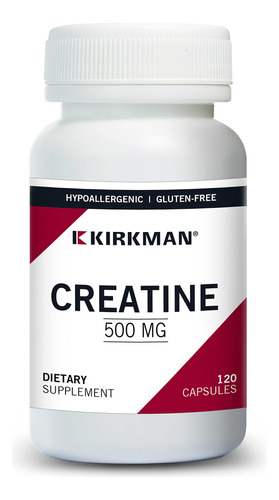 Kirkman Creatina 500 Mg - Hipoalergnico | 120 Cpsulas Vegeta