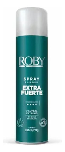 Fijador De Pelo Roby Extra Fuerte X 392 Ml