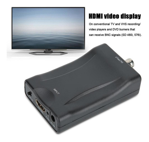 Pantalla De Señal Del Adaptador Compuesto Del Convertidor De