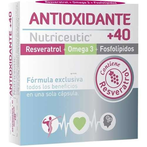 Suplemento en cápsula Nutriceutic  Antioxidante +40 antioxidantes