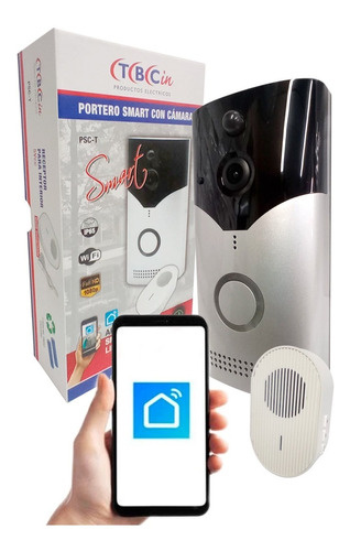 Timbre Con Camara Portero Smart Tbcin