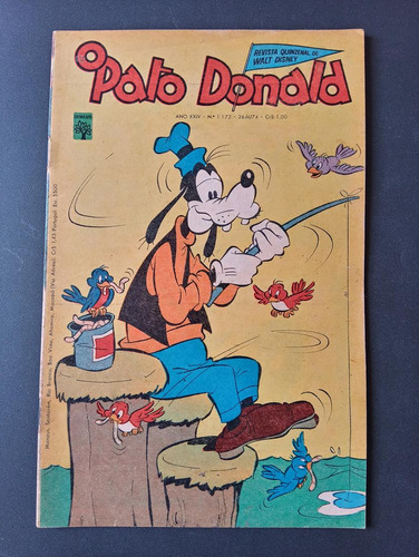 Revista O Pato Donald No 1172 - Editora Abril - 1974 (Usado)