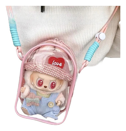 Estuche Protector Transparente Para Labubu - The Monsters