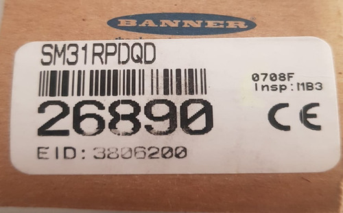 Sensor Receptor Banner Mod. Sm31rpdqd 26890