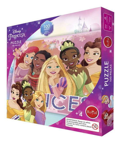 Puzzle Royal Princesas 100 Piezas