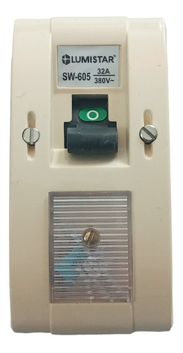 Interruptor Superficial 605 32amp 380v Tipo Bticino Lumistar