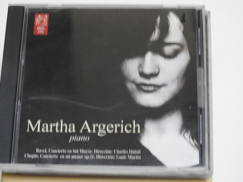 Cd0499 - Martha Argerich - Piano - Ravel, Chopin - L587