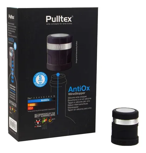 Tapón Para Conservar Vino Con Filtro De Carbón Pulltex Antio