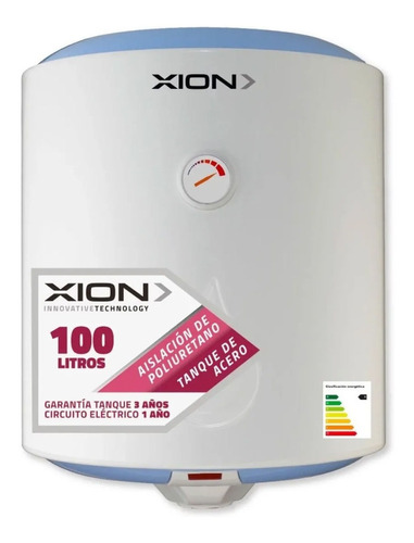 Termotanque Xion Elecrtico Acero 100lts 2000w Acero Dimm