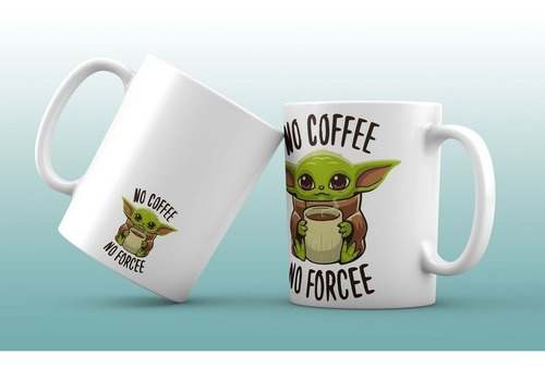 Imagen 1 de 1 de Taza Mug Star Wars Baby Yoda Cerámica Importada - Movie