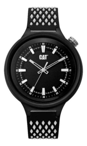 Reloj Cat Hombre Ll-111-21-112 Diamond /relojería Violeta Color de la correa Negro Color del bisel Negro Color del fondo Negro