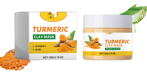 Mascarilla De Barro Con Cúrcuma