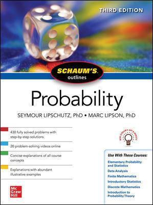 Libro Schaum's Outline Of Probability, Third Edition - Se...