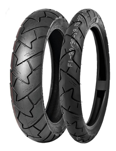 Llantas Timsun 120/80-17 61s + 90/90-19 52p Ts-659 Tubeless