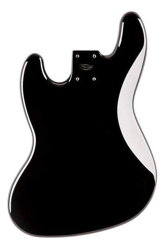 Cuerpo De Bajo Fender Standard Series Jazz, Aliso, Negro