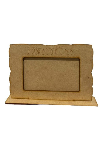 Kit 5 Porta Retrato Horizontal Mdf Family 6x10