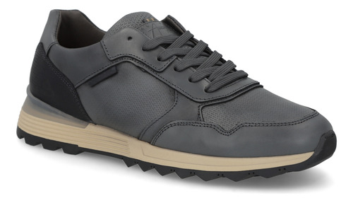 Zapatillas Cordones Cuero Pazin-0-38 Gris