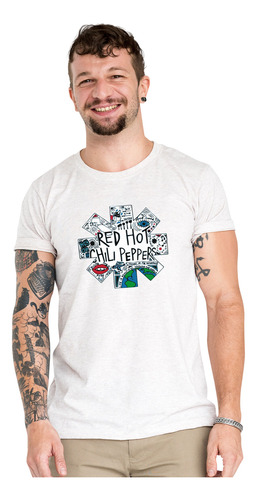 Polera Red Hot Chili Peppers Collage Rock Algodon Wiwi