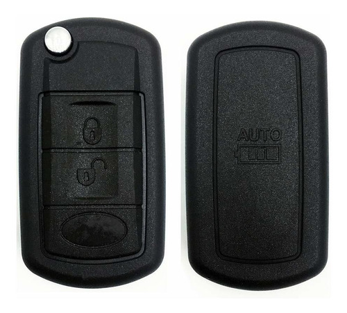 Ezzy Auto 3 Boton Flip Key Shell Caso Fob Fit Para Range Lr3