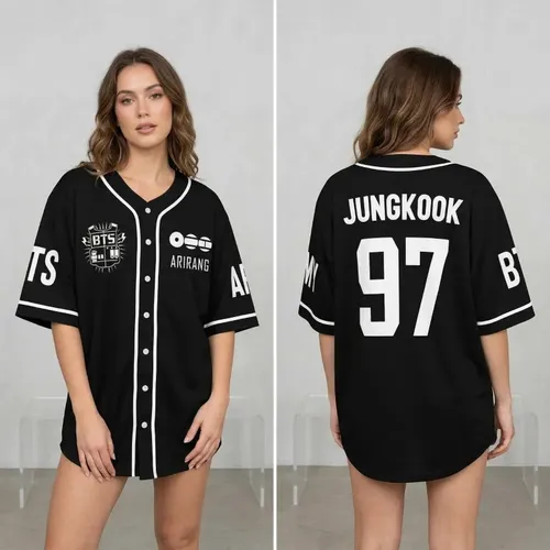 Jersey Slim Arirang Bts Rm, Jin, Suga, Jhope, Jimin, V, Rein