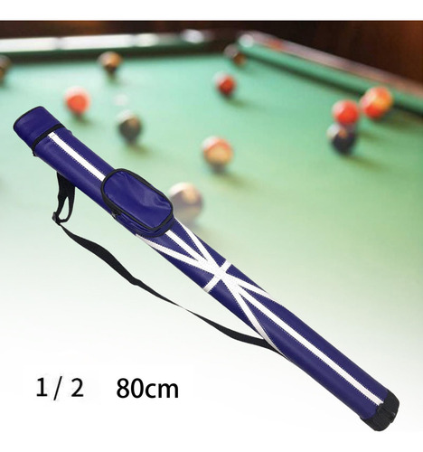 Estuche Para Taco De Billar, Protector De Correa 80cm Azul