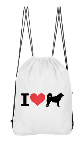 Bolso Deportivo I Love My Alaskan (d0978 Boleto.store)