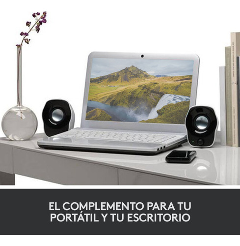 Parlante Stereo Compacto Logitech Z120 White Color Blanco