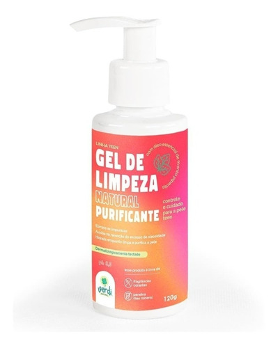 Gel De Limpeza Facial P Pele Com Acne Oleosa Verdi Natural ®