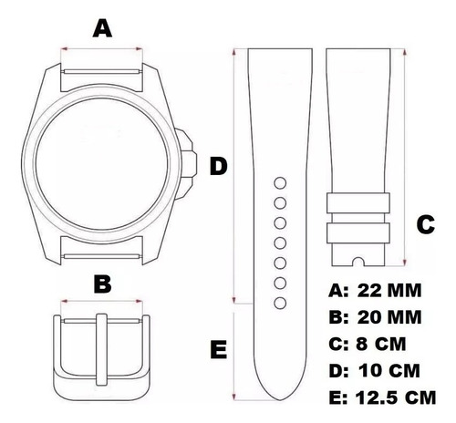 Correa Camu Compatible Smartwatch Huawei Watch Gt 3 Se 22mm
