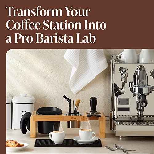 Caja Golpear Espresso Y Estación De Tamp, Estación De...