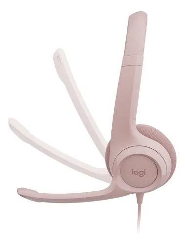 Auriculares Logitech H390 Usb Computer Headset Stereo Rosa