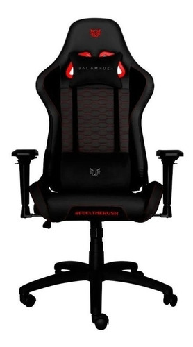 Balam Rush Silla Gamer Thunder Rush 2 150kg, Negro/rojo