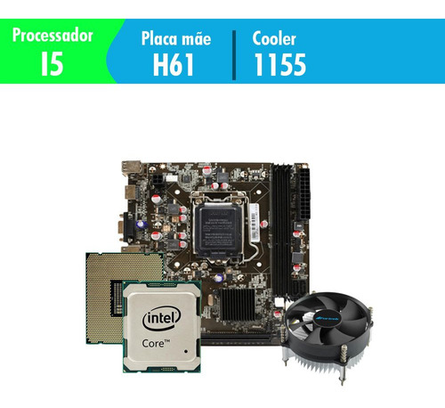 Kit Upgrade Gamer Megatumii Intel I5 Placa E Cooler