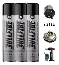 Comprar 3 Refil Gás Butano Maçarico Isqueiro 5 Adaptadores Volcano