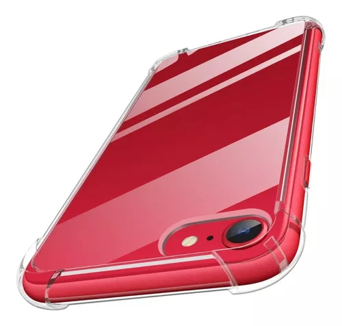 Funda Tpu Clear Airbag + Vidrio Full Para iPhone SE 2020