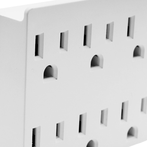 Adaptador 6 Tomas 15a 125v Blanco