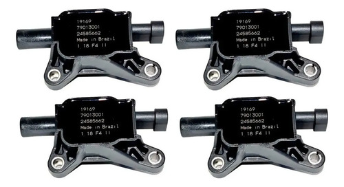 Imagem 2 de 2 de 4 Bobinas Ignição Onix Prisma Cobalt 1.0 1.4 Flex 12611424