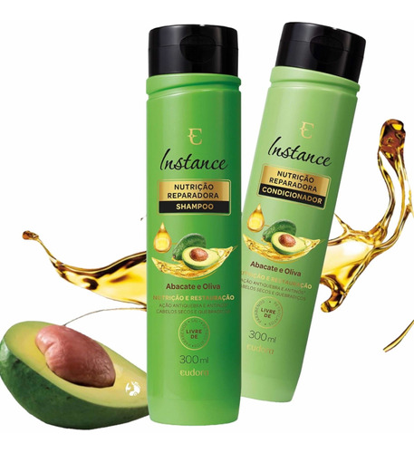 Shampoo + Condicionador Abacate E Oliva Instance Eudora