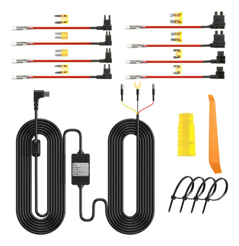 Kit De Cables De Dvr Para Coche, Fusibles, Para Azdome M550