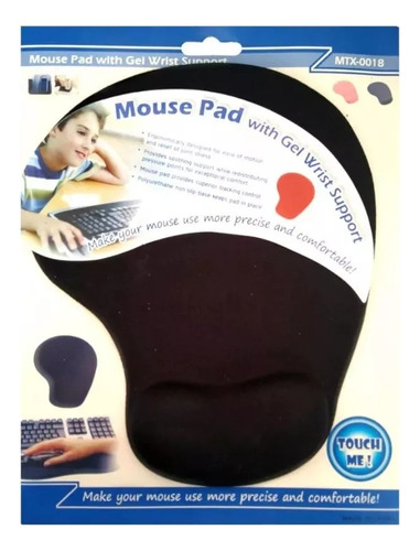 Mouse Pad Anatómico Con Gel Confortable 