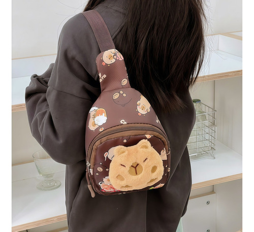Conjunto De Ropa Deportiva Con Estampado De Capibara Para Ni