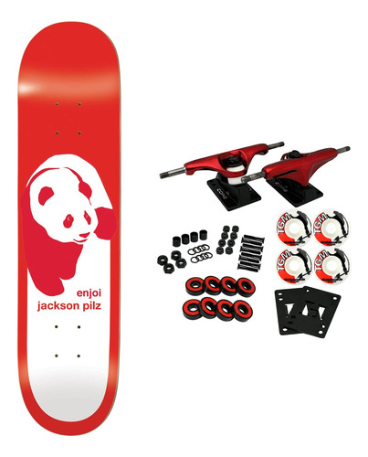 Enjoi Patineta Completa Pilz Classic Panda Super Sap Rojo X