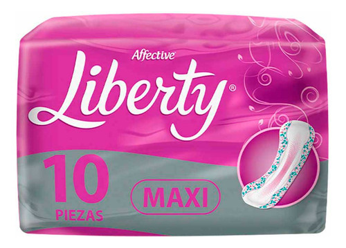 Toallas Femeninas para Incontinencia Affective Liberty Talla Maxi 10 Toallas