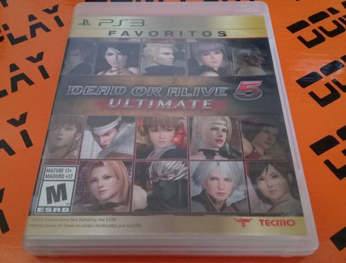 Dead Or Alive 5 Ultimate Ps3 Físico Envíos Dom Play