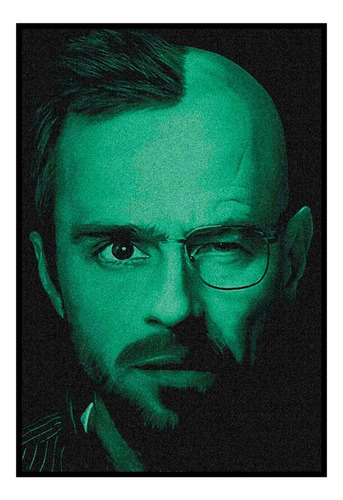 Cuadro Poster Premium 33x48cm Jesse Y Heisenberg Breaking