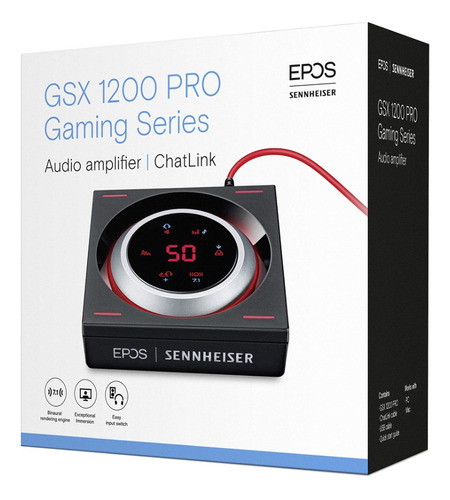 Amplificador Gamer De Audio Sennheiser Gsx 1200 Pro [k1001]
