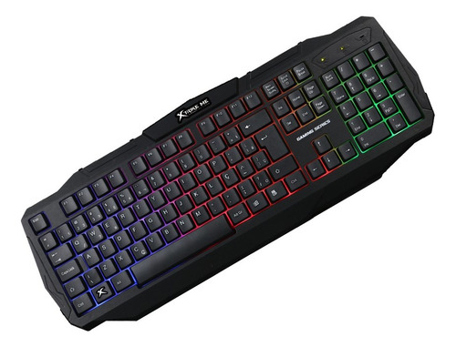 Teclado Gaming Xtrike Me Negro Luces